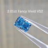 ANSTER Custom Wholesales Price Perfume Bottle Design Fancy Blue Lab Grown Diamond Pendant Necklace with IGI