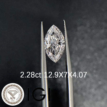 ANSTER Wholesales Price 7ct Marquise cut Lab Grown Diamonds with IGI for Jewelry making