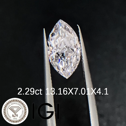 ANSTER Wholesales Price 7ct Marquise cut Lab Grown Diamonds with IGI for Jewelry making