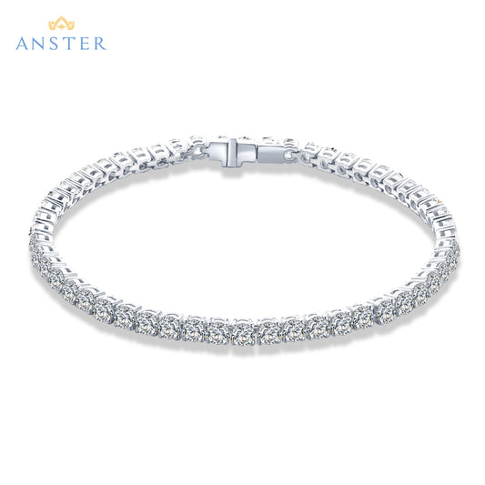 Pulseira banhada a pêra Moissanite S925 13 CTW