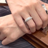 ANSTER Customized Jewelry Round Cut Melee Lab Grown Diamond Ring with IGI