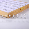 ANSTER JEWELRY Diamond Size Comparison Chart Jewelry Tools with Box Cubic Zirconia Gemstone Shape Chart