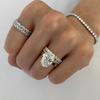 ANSTER Jewelry Customize 18K Gold IGI 8ct Lab Grown Diamond Ring Sets