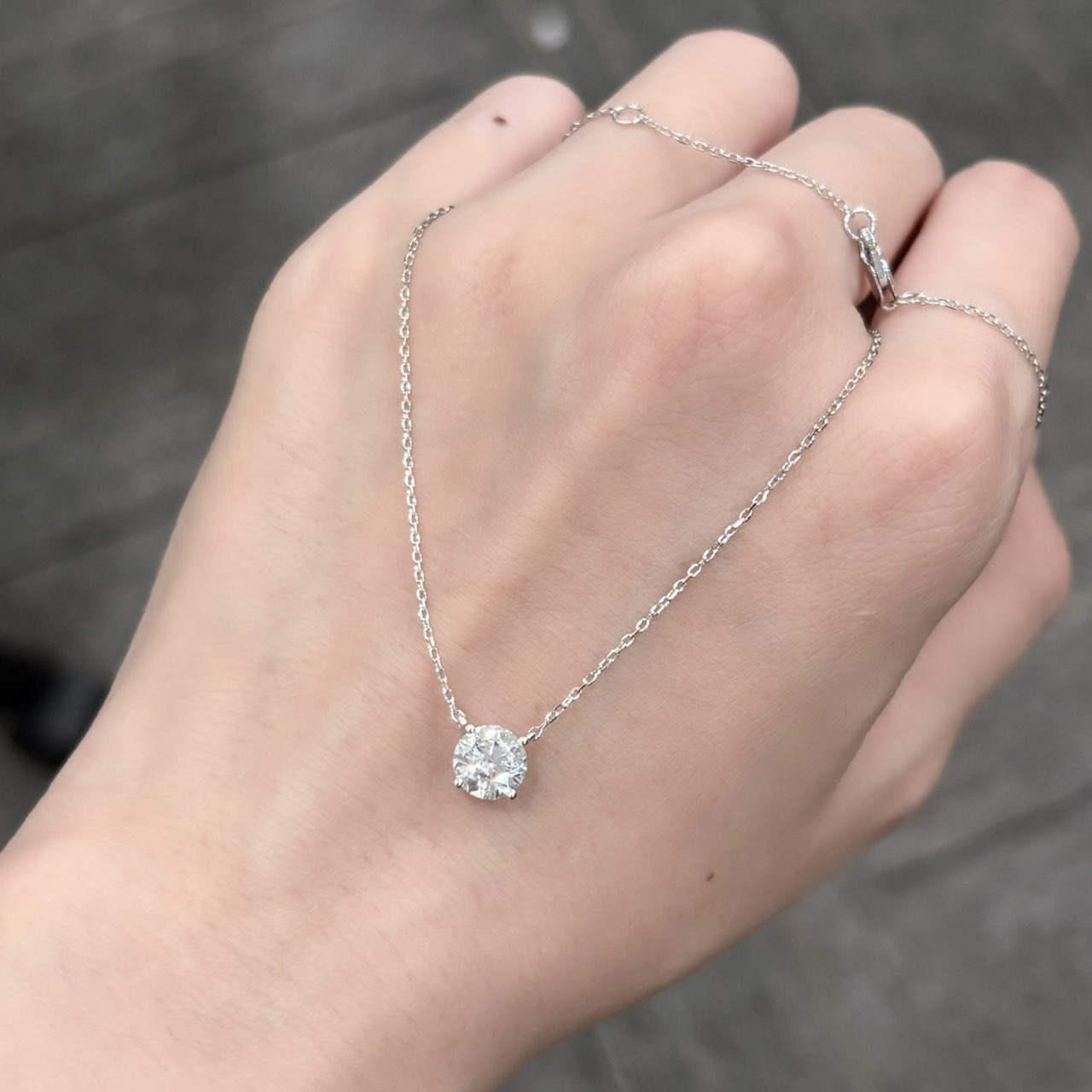 ANSTER Custom VVS Lab Grown Diamond Necklace Fine Jewelry