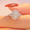 ANSTER Platinum Jewelry PT950 Ring 1.01ct VS2 CVD Lab Grown Diamond Ring with IGI