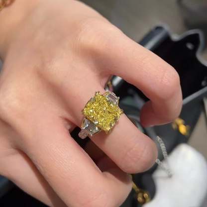 ANSTER Wholesales Price 11ct Cushion cut Yellow Lab Grown Diamonds with IGI for Jewelry making