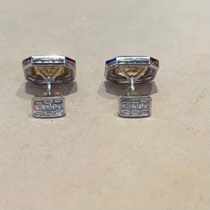 ANSTER Custom Jacob&Co. Duplicates Diamond Cufflinks for men