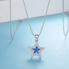 ANSTER Jewelry Customize Platinum PT950 Natural Star Series Gemstone Necklace
