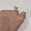 ANSTER Customized 8ct Radiant cut Engagement Ring