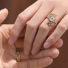 ANSTER Jewelry Brincos de diamante rosa cultivados em laboratório personalizados 