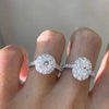ANSTER Jewelry Brincos de diamante rosa cultivados em laboratório personalizados 