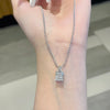 ANSTER Jewelry Platinum PT950 IGI VVS2 Lab Grown Diamond Necklace
