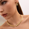 ANSTER Jewelry Customize Fancy 10ct Lab Grown Yellow Diamond 18K Gold Jewelry Sets