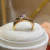 ANSTER Jewelry 18K Real Gold 0.5ct Oval Cut Lab Grown Diamond Ring with IGI