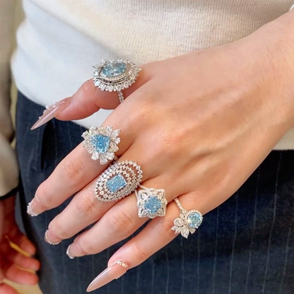 ANSTER Wholesales Fancy Vivid Blue Lab Grown Loose Diamond with IGI for Jewelry making