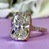 ANSTER Jewelry Taylor Engagement 18K Gold 8ct Old Mine Cut Lab Grown Diamond Ring with IGI