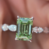 ANSTER Customized Fine Jewelry Fancy Vivid Green Lab Grown Diamond Ring