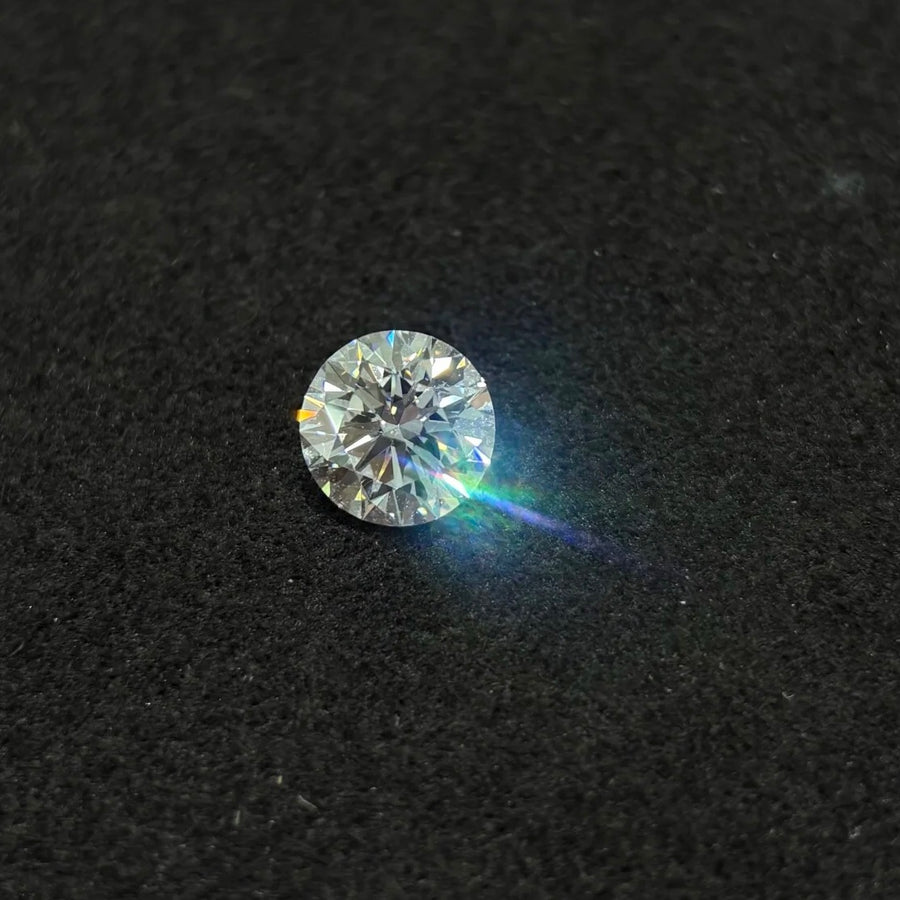 ANSTER Jewelry 18K Gold Ring D VS1 VVS2 Lab Grown Diamond Ring with IGI