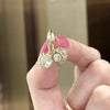 ANSTER Wholesales Price 18K Gold 2ct Lab Grown Diamonds Drop Earrings with IGI