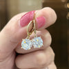ANSTER Wholesales Price 18K Gold 2ct Lab Grown Diamonds Drop Earrings with IGI