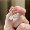 ANSTER Wholesales Price 18K Gold 2ct Lab Grown Diamonds Drop Earrings with IGI