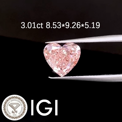ANSTER Wholesales Price Heart cut Lab Grown Loose Diamonds with IGI for White Gold Rings