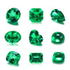 ANSTER Wholesales Price 2ct Lab Grown Emerald Ring with GRC 18K White Gold Ring