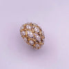 ANSTER Custom Lab Grown Diamond Ring 10/14/18/24K Dubai Gold Jewelry