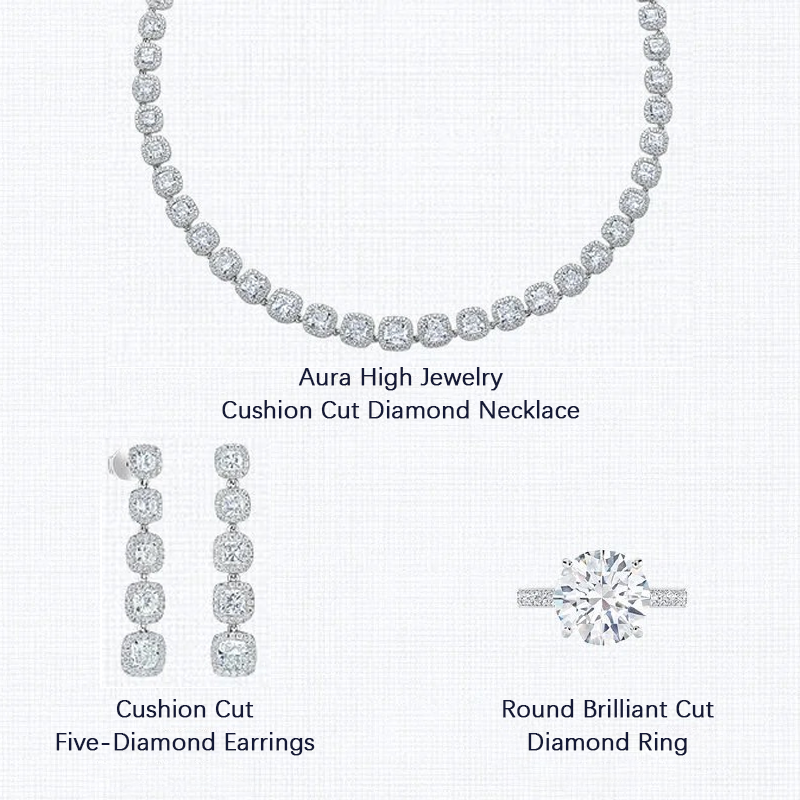 ANSTER Wholesales Price 1-2ct Cushion cut Lab Grown Diamonds with IGI for Jewelry making