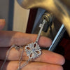 ANSTER Custom Melee Lab Diamond Key shape Pendant Necklace Fine Jewelry