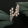 ANSTER Jewelry 0.5-1ct Pear cut Lab Grown Diamond Bracelets Bangles with IGI
