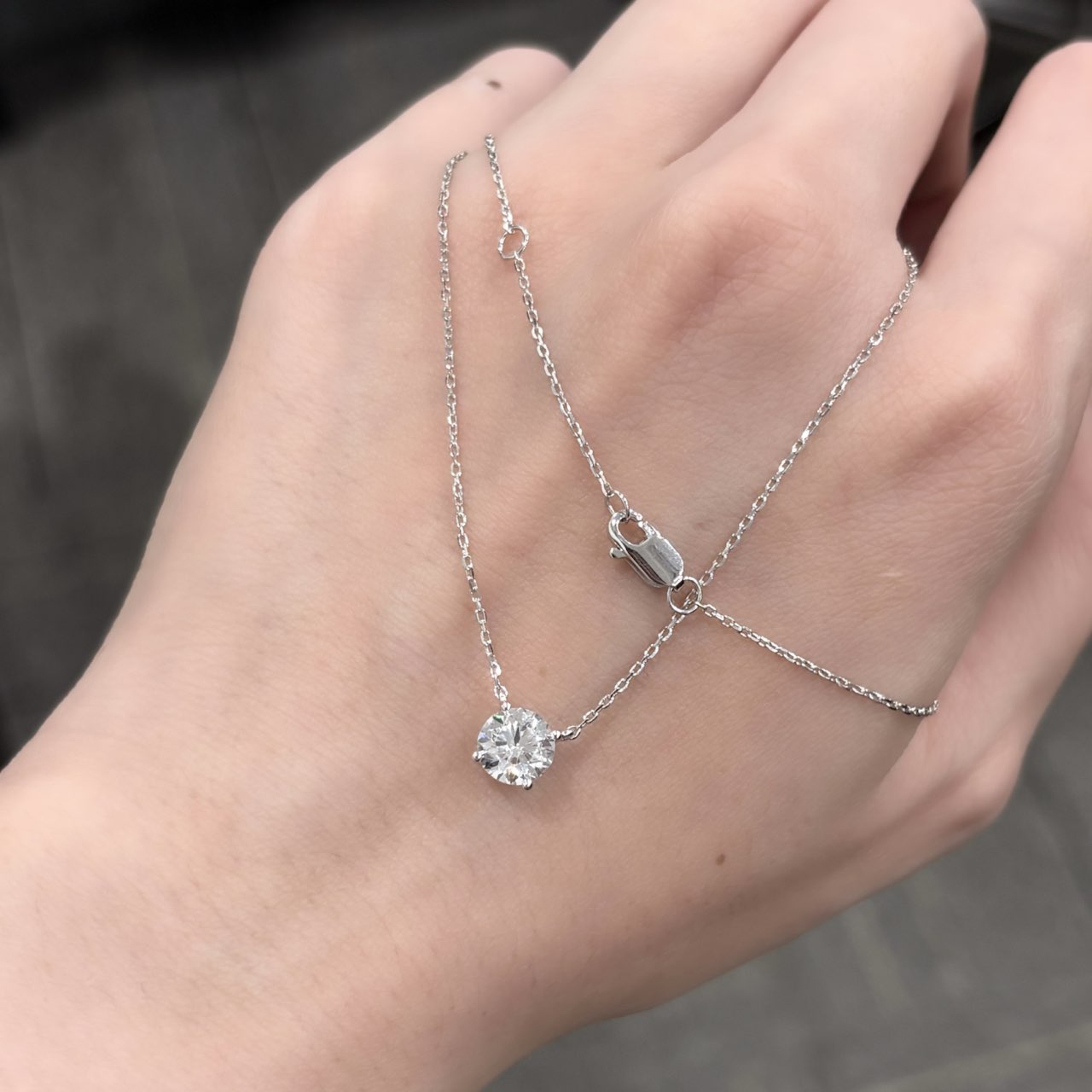 ANSTER Jewelry Anel de diamante ético feito à mão em ouro 18K com lapidação pera cultivado em laboratório 