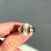 ANSTER Jewelry 18K Gold 0.5ct Round Cut Lab Grown Diamond Ring with IGI
