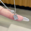ANSTER Jewelry Platinum PT950 IGI VVS2 Lab Grown Diamond Necklace