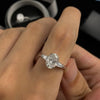 ANSTER Jewelry Customize 9K 10K 14K 18K Gold IGI 1ct 3ct Oval Cut Lab Grown Diamond Ring