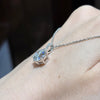 ANSTER Jewelry Anel de diamante ético feito à mão em ouro 18K com lapidação pera cultivado em laboratório 