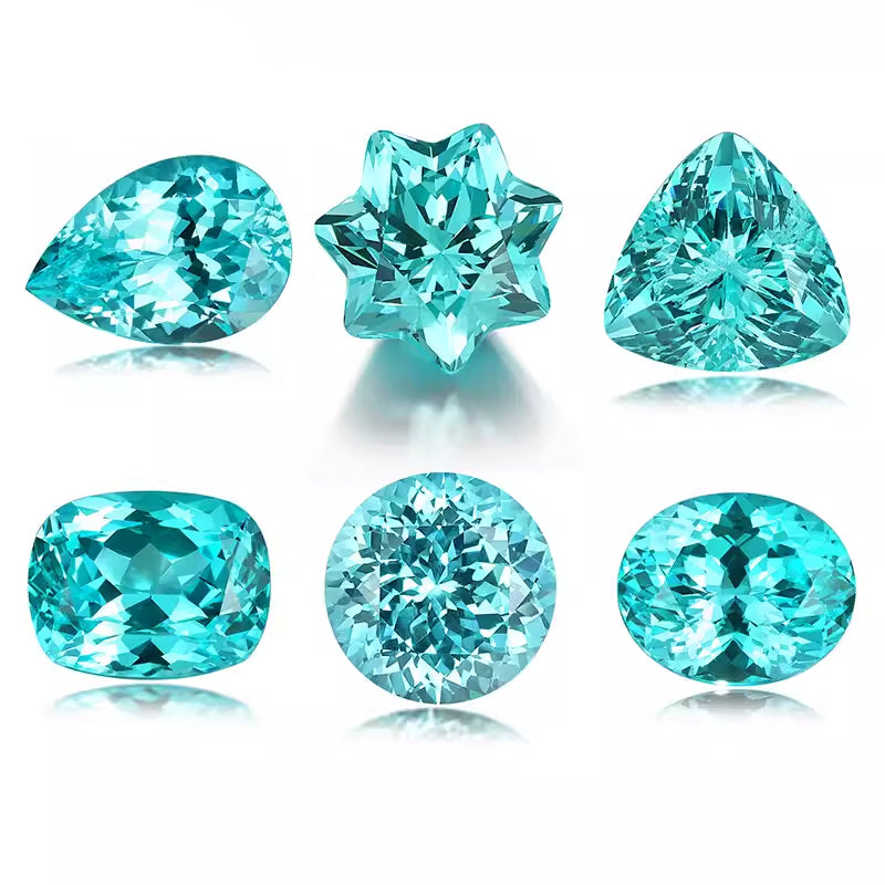 0.5 CTW - 5 CTW Round Lab Grown Paraiba