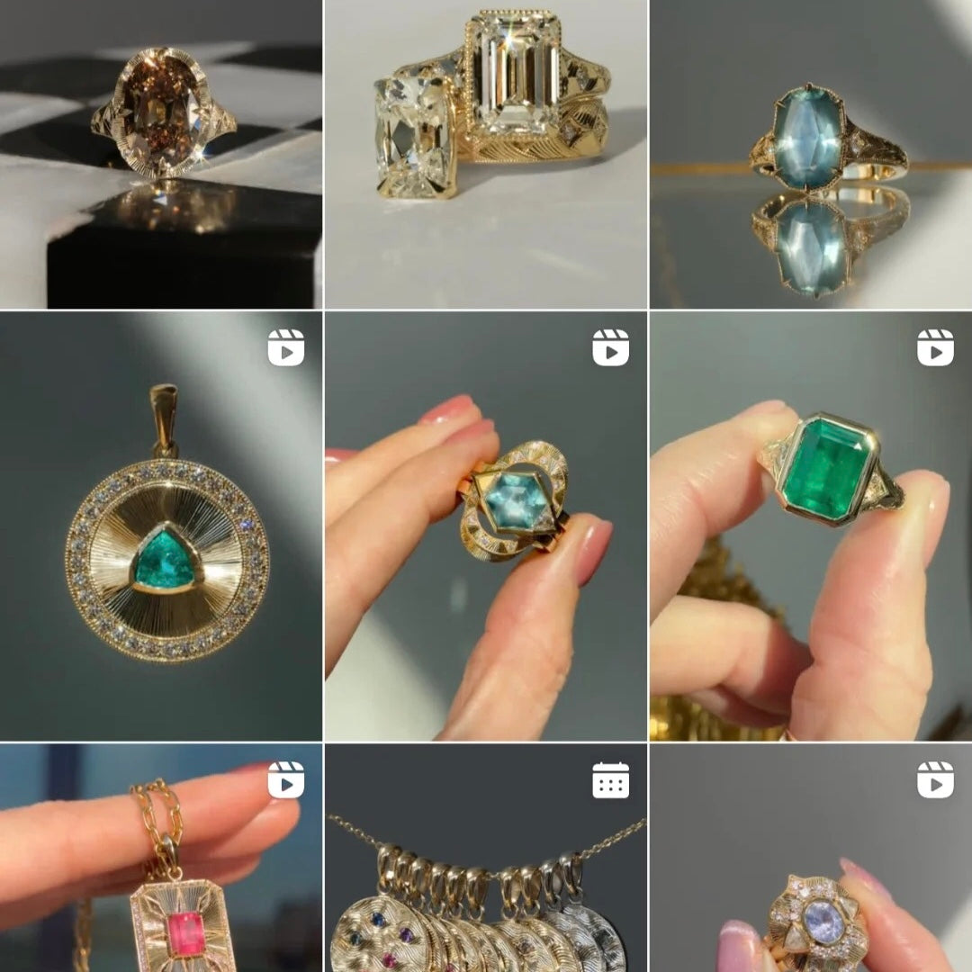 ANSTER Jewelry 18K Gold 1ct Lab Grown Diamond Ring with IGI Unique Design