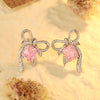 ANSTER Jewelry Customize Platinum PT950 Pink Lab Grown Diamond Earrings