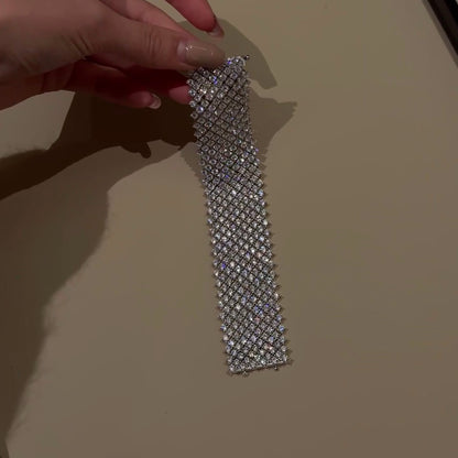 ANSTER Jewelry 2.5mm Lab Grown Diamond Tennis Chain Bracelet with IGI