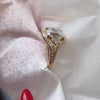 ANSTER Customized Jewelry 18K Gold 2ct Old Mine Cut Lab Grown Diamond Ring with IGI