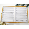 ANSTER JEWELRY Gemstone Shape Chart with Ring Jewelry Tools Cubic Zirconia Diamond Ring Size Comparison Chart with Box