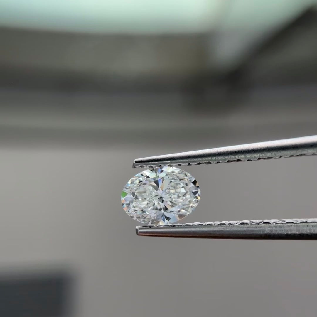 ANSTER Jewelry Anel de diamante ético feito à mão em ouro 18K com lapidação pera cultivado em laboratório 