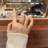 ANSTER Jewelry 18K Gold Ring 1-8 Carat VS VVS Lab Grown Diamond Ring with IGI