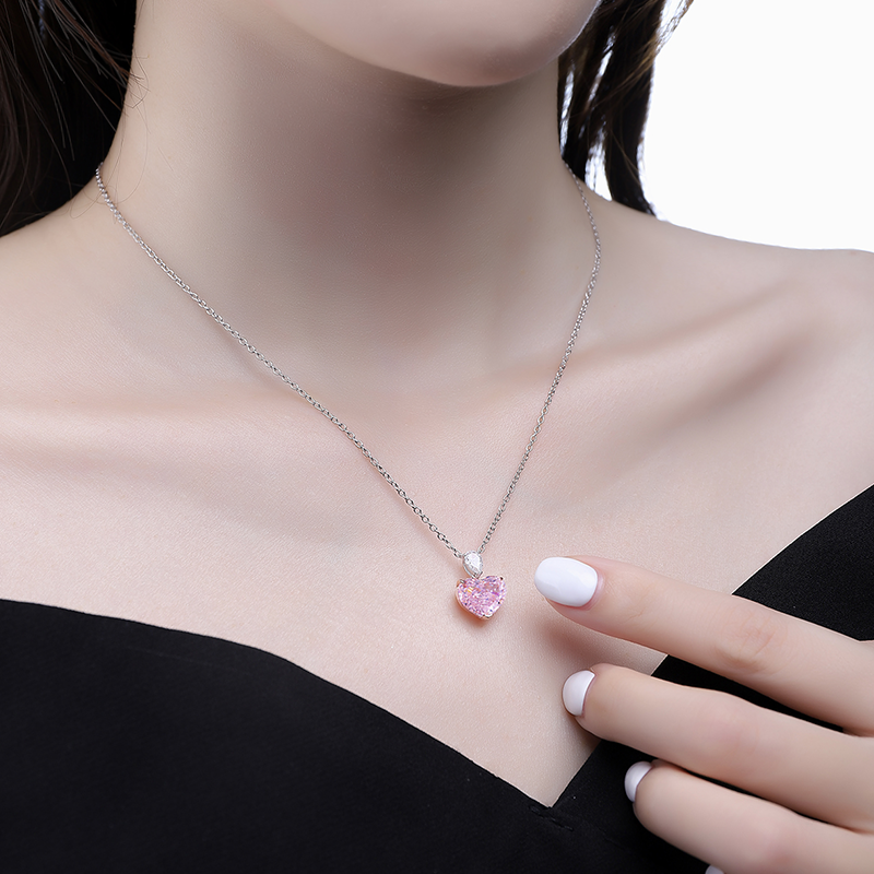Colar personalizado de diamantes cultivados em laboratório amarelo ANSTER Jewelry 