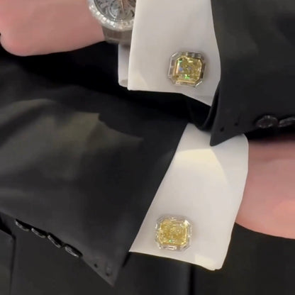 ANSTER Custom Jacob&Co. Duplicates Diamond Cufflinks for men