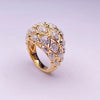 ANSTER Custom Lab Grown Diamond Ring 10/14/18/24K Dubai Gold Jewelry