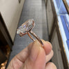 ANSTER Wholesales Price 18K Gold 5ct Oval cut Lab Grown Diamond Ring with IGI
