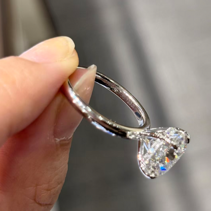 ANSTER Wholesales Price Big carat 5ct Round cut Lab Grown Diamond Ring with IGI