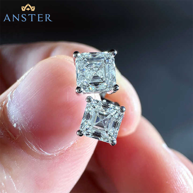 ANSTER Jewelry Customize Lab Grown Diamond PT950 platinum Earrings